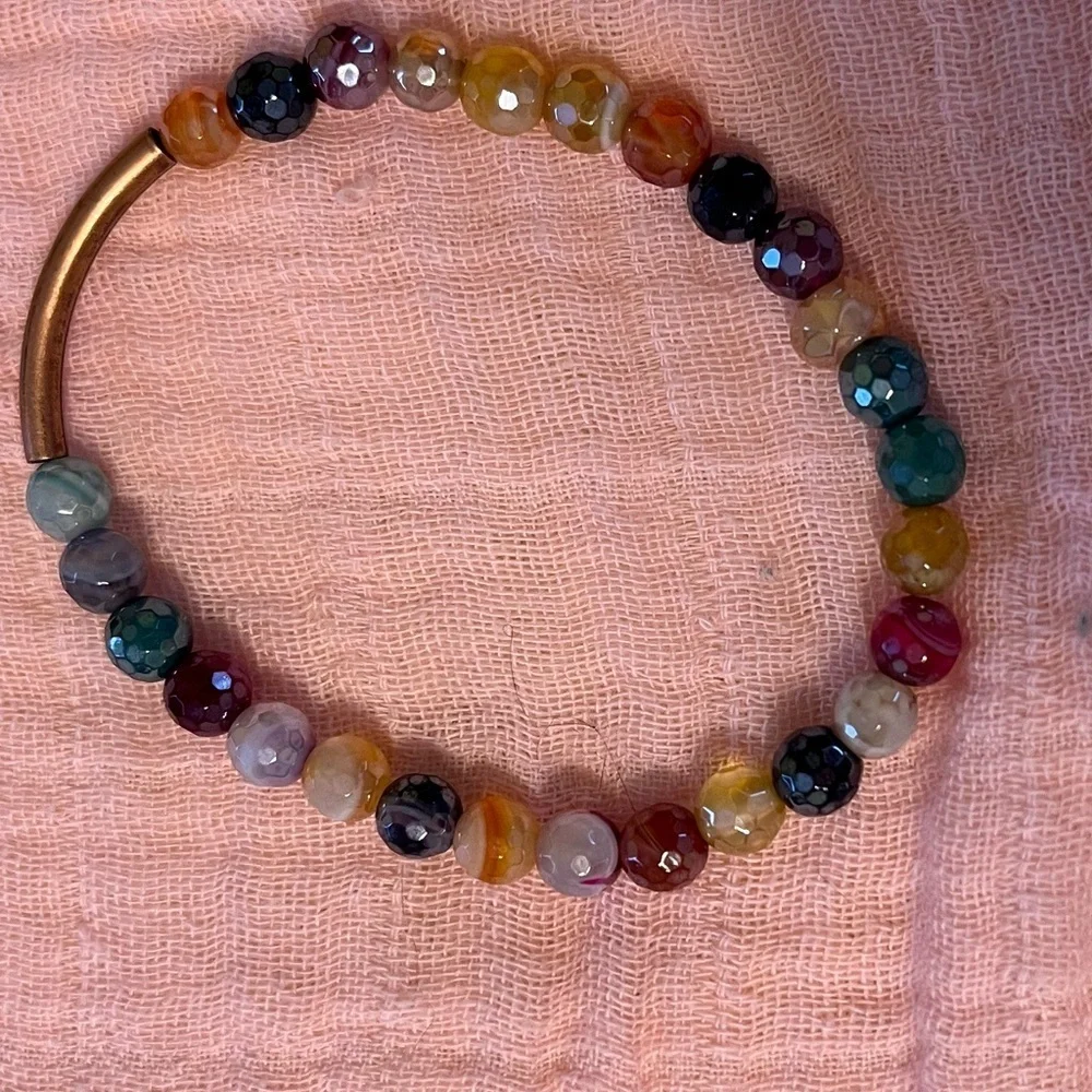 Natural stone bracelets by Rosa Lee